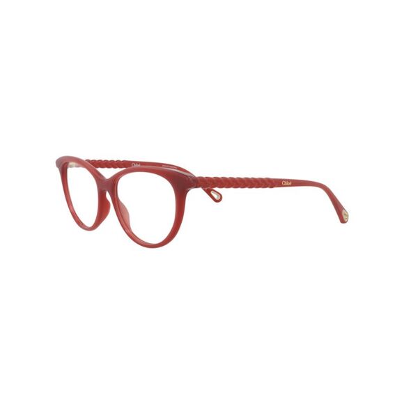Chloé Cat Eye-Frame Bio Injection Optical Frames Orange Womens - Picture 2 of 6